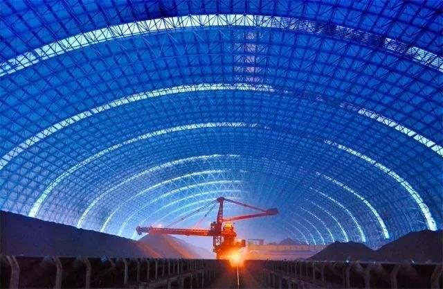 丽水亿优钢构工程师为您解析原料场封闭技术的特点和类型